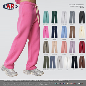 <span class=keywords><strong>Pantaloni</strong></span> Casual da <span class=keywords><strong>Uomo</strong></span> <span class=keywords><strong>in</strong></span> Felpa Pesante 350GSM con Fodera <span class=keywords><strong>in</strong></span> <span class=keywords><strong>Pile</strong></span>, Coulisse a Contrasto e Tasche Bartack - Disponibili all'Ingrosso - Product Image 1