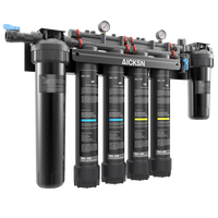 Filtre purificateur à grand débit avec filtration ultra-fine en fibre de carbone pour usage commercial, anti-calcaire