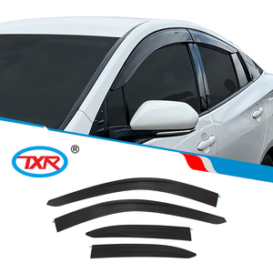 ที่บังแดดหน้าต่างสีดำคุณภาพดีกระบังหน้าประตูอุปกรณ์เสริมรถยนต์สำหรับโตโยต้าพรีอุส XW50 2016-2022 - Product Image 5