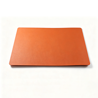Ensemble de sets de table en cuir PU de luxe, imperméables et résistants à la chaleur, sets de table ronds de style nordique, sous-verres pour la maison et les restaurants