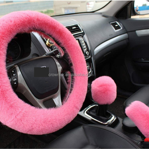 Compre una <span class=keywords><strong>Funda</strong></span> de Lujo para <span class=keywords><strong>Volante</strong></span> de <span class=keywords><strong>Coche</strong></span> y Obtenga Ocho Piezas de Decoración de Piel Sintética para el Modelo Camry - Product Image 4