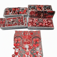 Autocollant de transfert UV DTF personnalisé en gros pour cartes de crédit, motif dessin animé, étiquette 3D étanche en cristal pour gobelet de 16 oz