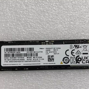 Novo Original MZVL2256HCHQ-00 $/07 256 PM9A1 PCIe 4.0 X 4 M.2 SSD - Product Image 1