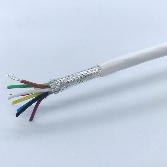 ETFE FEP PFA High Temperature Resistant Cable 2/3 /4 /5/6/7/8 Multi-core Heat Resistant Tin Coated Cu Shielding