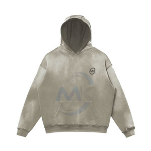 Dernier modèle Sweats à capuche sunfade pour adultes en vente Manches longues Respirant Mode facile 100% coton Teint uni pour la saison hivernale - Product Image 1