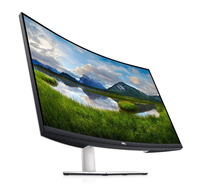 Nouveau moniteur LED à rétroéclairage VA avec résolution 3840 x 2160, 60 Hz, pour Dell, 32 pouces, incurvé, 4K UHD, USB-C - S3221QS