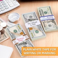 Bandes d'argent pour espèces Emballages auto-adhésifs pour factures Couleurs Sangles de monnaie pour Dollar Wraps Organisateur