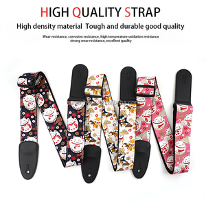 กีตาร์พิมพ์ลายแมวนำโชคที่ออกแบบใหม่พร้อมอุปกรณ์เสริมเครื่องดนตรีอเนกประสงค์สำหรับสายกีตาร์เบส - Product Image 2