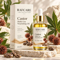 RAFCARE RAFCARE LAB COLLECTION Huile nourrissante multi-usage au ricin 60ml, soin de la peau, vente en gros, OEM, marque privée, Nourrir