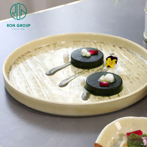 <span class=keywords><strong>Vajilla</strong></span> Redonda de <span class=keywords><strong>Melamina</strong></span> Moderna, No Tóxica, al por Mayor, Plato para Pasta, Pizza, Carne, Cena, para el Hogar y Restaurantes - Product Image 2