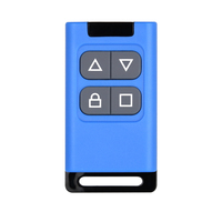 Duplicateur de code universel 433 MHz à code tournant, télécommande sans fil RF en métal pour porte de garage