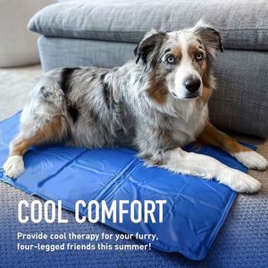 Tapis rafraîchissant pour chien, échantillon gratuit, extra large, activé par la pression, sans eau, sans électricité ni réfrigération. - Product Image 5
