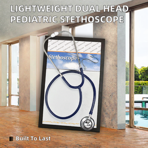 Esfigmomanómetro aneroide manual portátil de acero inoxidable con estetoscopio de un solo cabezal para enfermeras LONG WIN LWS-01, certificado CE Clase II para adultos - Product Image 2