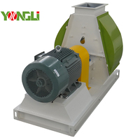 Broyeur à marteaux YONGLI pour copeaux de bois biomasse, avec moteur et roulement, haute productivité 5-8 tonnes par heure pour sciure de bois