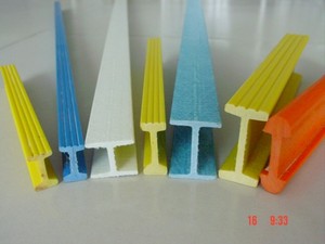 Yüksek mukavemetli fiberglas Pultruded yapısal profiller inşaat ızgara için 100*50mm frp H kiriş - Product Image 3