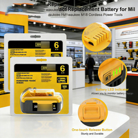 Batterie lithium LiFePO4 rechargeable de haute qualité 20V 6Ah compatible avec les outils professionnels sans fil Dewalt DCB206