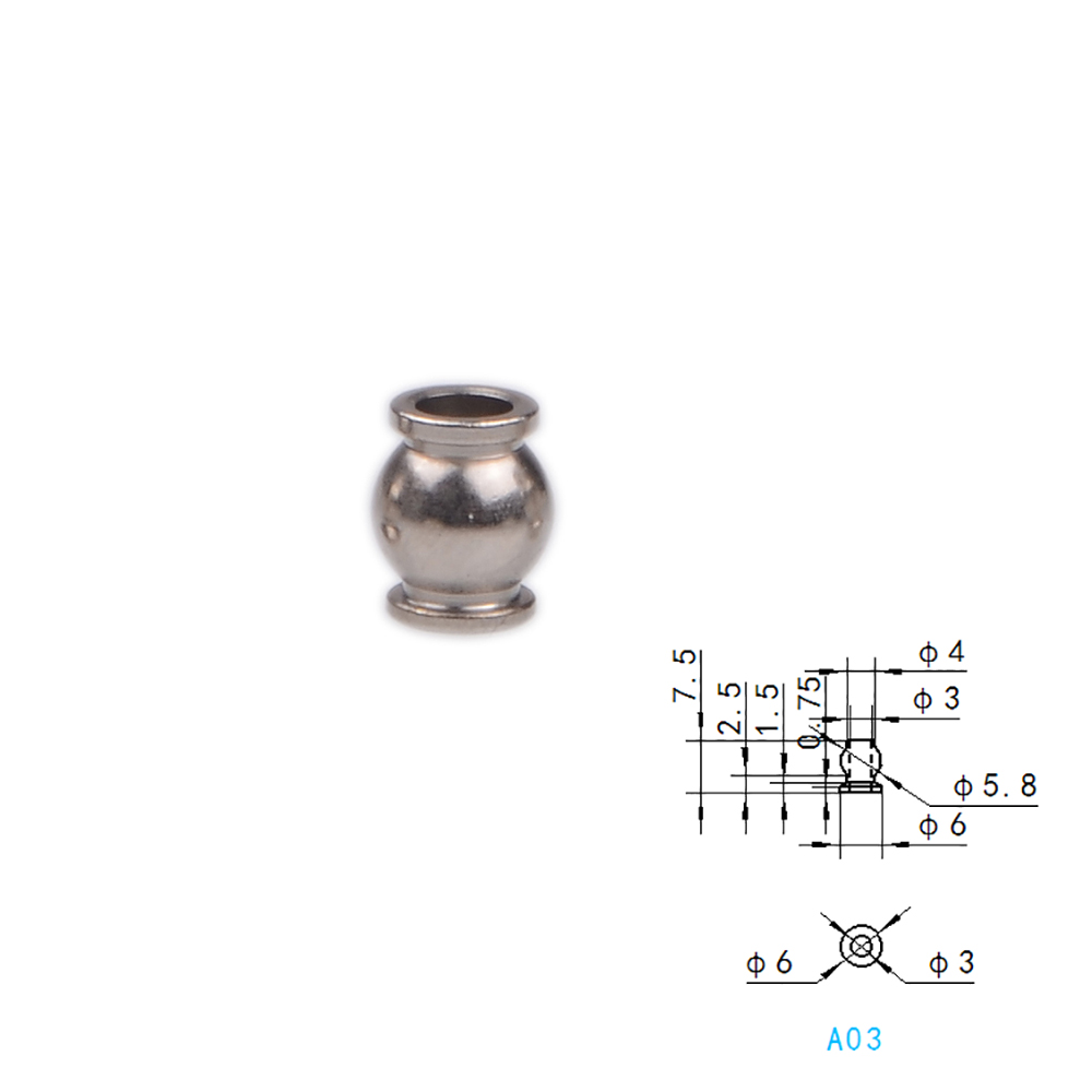 หัวบอลโลหะชนิด A03