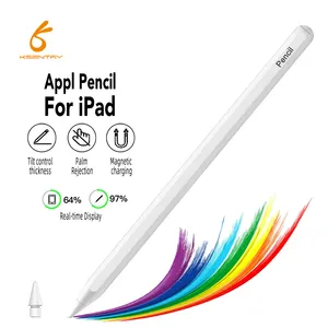 Manyetik üst akıllı dokunmatik ekran kapasitif aktif Stylus s kalem kalem Apple iPad Tablet için