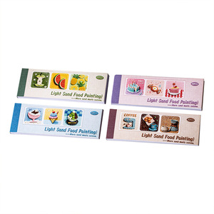 30 Stickers Per Pack Light <b>Sand</b> <b>Art</b> Series 3D Textured Die-Cut Sticker Book Long Strips for Planner Backgrounds - Product Image 5