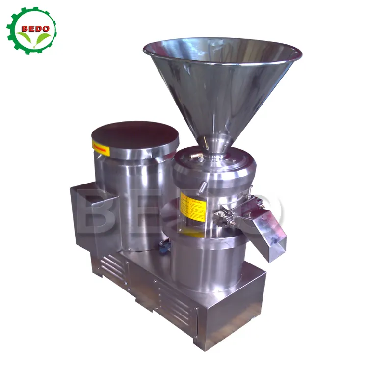 Paste Grinding Chickpea Food Grade Cocoa Bean Sesame Paste Colloid Mill Machine For Peanut Butter Processing