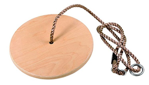 Siège de balançoire en bois CTSC <span class=keywords><strong>avec</strong></span> corde suspendue et fonction de <span class=keywords><strong>tyrolienne</strong></span> pour l'aventure en plein air et le plaisir familial, incluant protège-jambes - Sécurité sportive - Product Image 2