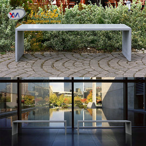 Nuevos Materiales de Construcción de Piedra, Silla de Concreto Minimalista UHPC GRC, Muebles de Hotel para Interiores y Exteriores - Product Image 2