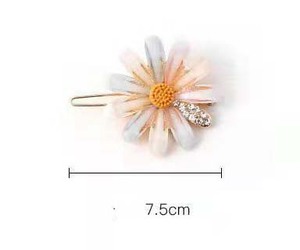 Go Party 4 unids/set flor corazón pinza de pelo conjunto corazón Luna flor diamantes de imitación perla horquillas para mujeres niñas accesorios para el cabello - Product Image 6