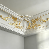 Feuille d'or métallique imitation Taïwanaise 9x9cm pour la décoration de meubles et la sculpture architecturale, anti-oxydation