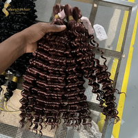 Extensiones de Cabello Humano Natural Crudo Camboyano al por Mayor, Paquetes de Cabello con Cutícula Alineada, Sin Procesar, Doble Trama, Proveedor a Granel
