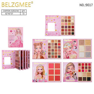 Palette de fards à paupières en forme de livre de 78 couleurs en gros avec des fards à paupières nacrés mats et un illuminateur multifonctionnel, la meilleure palette de fards à paupières - Product Image 4