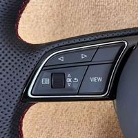 Volant en cuir pleine fleur pour Audi A3 A4 A5 S3 S4 S5 RS3 RS4 RS5 B8.5 8P 8V B9 C7 A6 A7 RS6 RS7 Q3 Q5 Q7 Q8 R8 TT TTS TTRS