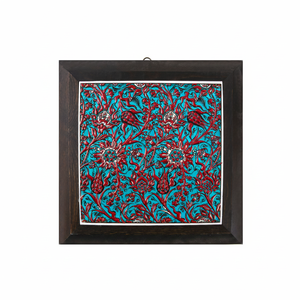 Azulejo Turco Pintado a Mano con Marco de Cerámica - Product Image 2