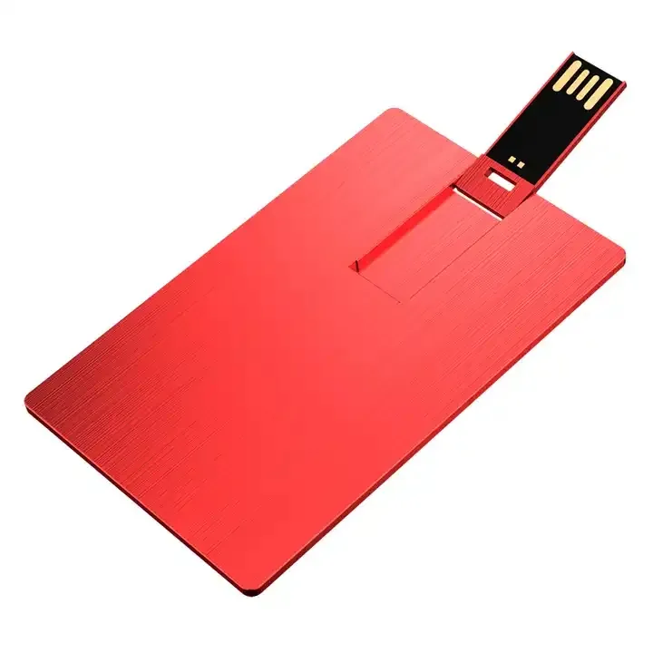 Campione gratuito Logo personalizzato USB 2.0 Flash Drive Card a basso prezzo Business carta di credito 4G 2GB 8GB 32GB 64GB Pendrive opzioni