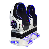 Équipement d'amusement VR 360 Egg Chair Simulator Gaming Machine avec vidéos de réalité virtuelle 3D pour terrains de jeux intérieurs
