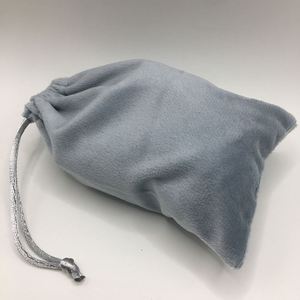 Sac à cordon en velours recyclable de qualité supérieure 10x15cm pour le rangement des colliers et des boucles d'oreilles - Product Image 4