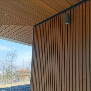 Neues Design Langlebige Wasserdichte WPC-Platte Bambus und Kunststoff Außenwandverkleidung für Außenbereich Ineinandergreifende Installation - Product Image 4