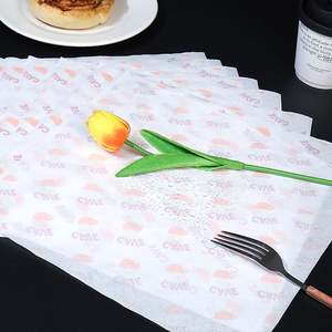 กระดาษห่ออาหารกันไขมันสำหรับแซนวิชเบอร์เกอร์ พิมพ์ลายตามสั่ง เกรดอาหาร พร้อมโลโก้ - Product Image 6