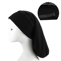 HZM-18298 Bonnets de nuit ajustables et extensibles à boucle élastique, doublés satin, pour femmes aux cheveux bouclés et longs dreadlocks – Prix réduit
