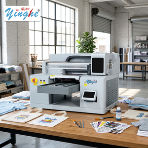 High Quality 30*40cm Double XP600 Printhead Automatic Push Button Textile UV Flatbed <b>Printer</b> New Optional Visual Positioning - Product Image 1