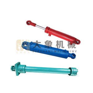 Высокоэффективный гидроцилиндр для подъемной стрелы гусеничного погрузчика, усиленный, с V-образным уплотнением, удлиненным ходом, крепление типа «крюк» - Product Image 1