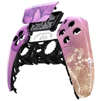 Pour coque de manette PS5-Façade brillante à motif personnalisé pour manette de jeu PS5