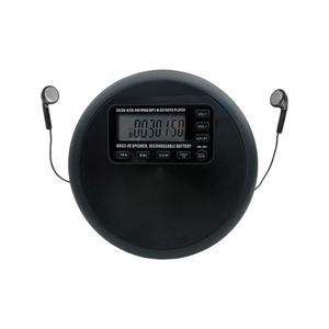 Reproductor de CD portátil recargable, Discman personal inalámbrico MP3, auriculares con altavoz incorporado para viajes y estudios - Product Image 1