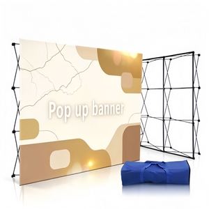 Prix d'usine abordables, impression personnalisée, écologique, aluminium léger, pliable, amovible, moderne, autoportant, portable - Product Image 1