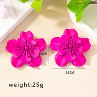 Pendientes de tuerca de flor de aleación de Metal para mujer, joyería de oreja dulce, venta al por mayor, venta al por mayor, 2017