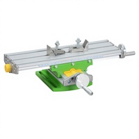 Mini-fraiseuse portable avec étau de table et glissière transversale réglable X-Y 2 axes pour perceuse sur banc BG-6300 310x90mm
