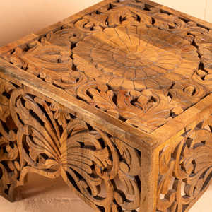 Mesa de Centro Moderna de Lujo para Sala de Estar, Fabricada con Superficie de Mármol Blanco Natural y Marco Extensible de Madera de Mango Sólida Pulida - Product Image 3