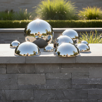 Sculpture murale abstraite 3D en acier inoxydable, style Art Déco, argentée, décoration de fond pour anniversaire, personnalisable
