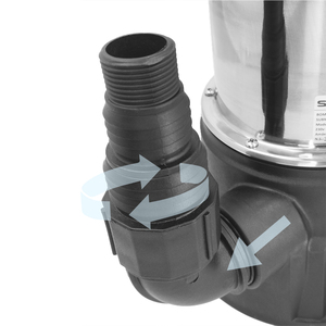 Pompa Sommergibile 1.300 Watt. 25.000 Litri/Ora Acciaio Inossidabile Acqua sporca. - Product Image 3