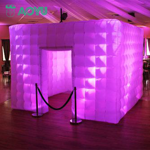 บูธถ่ายภาพทรงลูกบาศก์เป่าลมหมุนได้ 360 องศา พร้อมไฟ LED สำหรับงานปาร์ตี้ พร้อมเครื่องเป่าลม สำหรับงานอีเว้นท์ คริสต์มาส มีหลายรุ่น<span class=keywords><strong>ให้</strong></span>เลือก - Product Image 2
