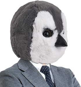 Máscara de <span class=keywords><strong>Pingüino</strong></span> de Peluche para Bebé, Disfraz de Animal Completo, Máscara de Peluche para Cosplay de <span class=keywords><strong>Pingüino</strong></span> para Halloween, Carnaval y Fiestas - Product Image 3